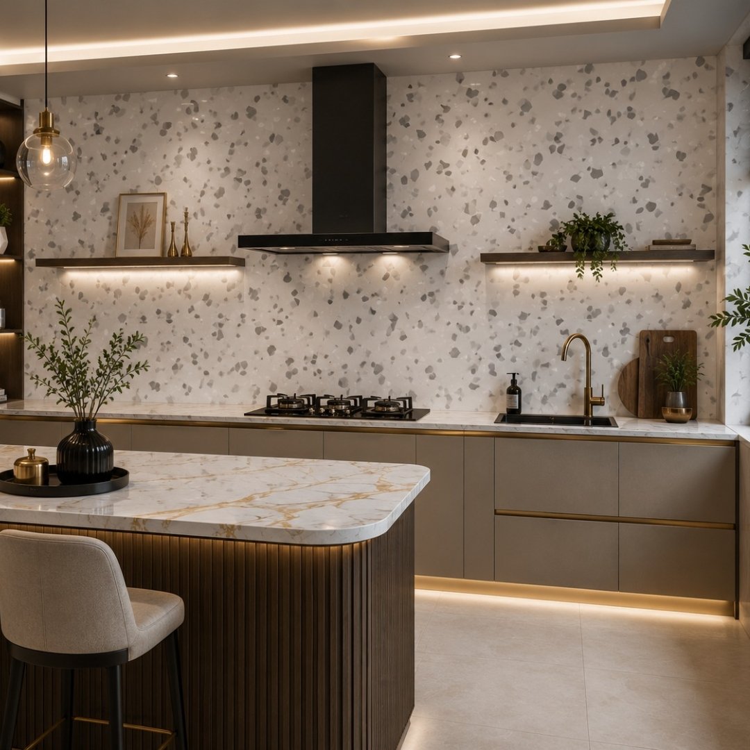 AL Simstone Grey Marble & Stone - My Home Studio